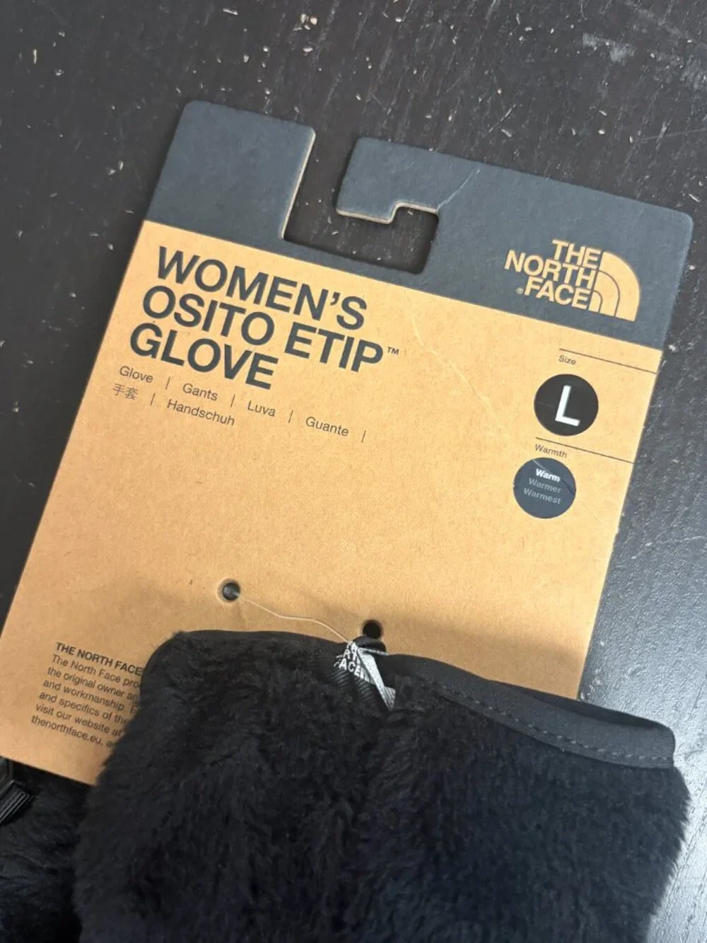 NEW! The North Face Women's Osito Etip Gloves Size Large Winter
